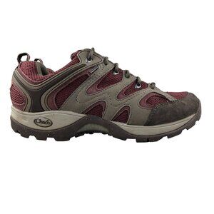 Chaco Women's Size 8 Layna Red Brown Suede Waterproof Outdoor Hiking Shoes